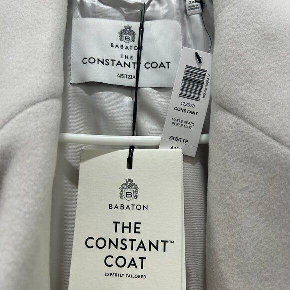 NWT Aritzia Constant Coat Pearl - Picture 6 of 6